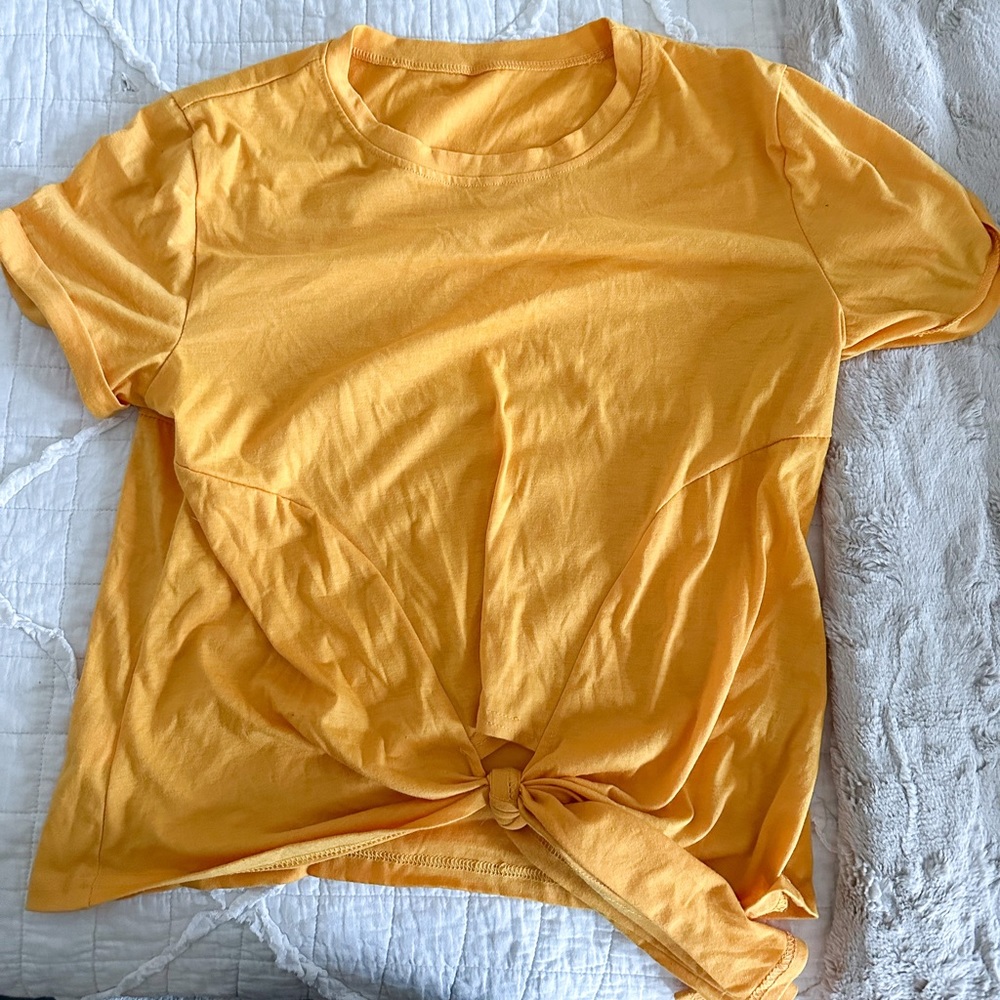 Yellow Crop Top